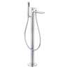 Kludi E2 badkraan vrijstaand met omstel met doucheslang 125cm en handdouche met s pointer perlator chroom 0413138 Kludi E2 badkraan vrijstaand met omstel met doucheslang 125cm en handdouche met s pointer perlator chroom 0413138