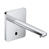 Kludi Zenta Partie de vanne pour vannes électroniques murales encastrées avec rosace à bord doux et bec verseur 24cm chromé 0413204 Kludi Zenta Partie de vanne pour vannes électroniques murales encastrées avec rosace à bord doux et bec verseur 24cm chromé 0413204