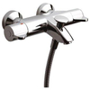 Ideal Standard Ceraplus badkraan thermostatisch met koppelingen en rozetten met omstel chroom 0424104 Ideal Standard Ceraplus badkraan thermostatisch met koppelingen en rozetten met omstel chroom 0424104