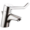Ideal Standard Ceraplus wastafelkraan met waste met hendel 12cm veilige sluiting over koud chroom 0424114 Ideal Standard Ceraplus wastafelkraan met waste met hendel 12cm veilige sluiting over koud chroom 0424114