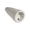 Douille ra pvc longue avec étiquette gris 4515536