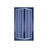 Plieger Economy cabine de douche entrée d'angle 90x90x185cm profil blanc 4283002