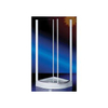 Plieger Royal accès d''angle 1/4 rond verre 6mm 90x190cm chrome SW106133