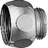 Neoperl adaptateur M22 filetage intérieur x 1/2" filetage extérieur chrome 4320370