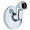 Grohe S koppeling met rozet per stuk 1/2x3/4 chroom 0433766 Grohe S koppeling met rozet per stuk 1/2x3/4 chroom 0433766