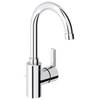 Grohe Feel wastafelkraan met waste met hoge uitloop chroom 4339355 Grohe Feel wastafelkraan met waste met hoge uitloop chroom 4339355