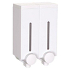 Neoperl zeepdispenser compact dubbel 2x500ml incl tesa kleefstrip wit 4357183 Neoperl zeepdispenser compact dubbel 2x500ml incl tesa kleefstrip wit 4357183
