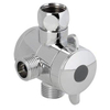 Plieger Basic omstel met 2 uitgangen 1/2 chroom 4357852 Plieger Basic omstel met 2 uitgangen 1/2 chroom 4357852