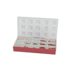 De Beer assortimentsdoos type rood 15V fiber en rubberringen 4326687