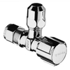 Schel robinet d'arrêt d'angle avec bouton 10x12mm chrome 0440256