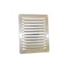 Plieger schoepenrooster RVS met gaas af met 16x16cm RVS 4414244 Plieger schoepenrooster RVS met gaas af met 16x16cm RVS 4414244