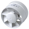 Plieger ventilator cilinder 188 kubieke meter diameter 125mm wit 4414052