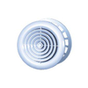 Plieger ventilatierooster kunststof met gaas en klemring aansl 125mm af met 166mm wit 4414146 Plieger ventilatierooster kunststof met gaas en klemring aansl 125mm af met 166mm wit 4414146