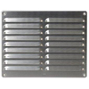 Plieger schoepenrooster RVS met gaas af met 245x195mm RVS 4414232 Plieger schoepenrooster RVS met gaas af met 245x195mm RVS 4414232