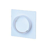 Plieger buisverbinder met terugslagklep en muurplaat 100mm wit 4414288 Plieger buisverbinder met terugslagklep en muurplaat 100mm wit 4414288