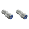 Hansgrohe S koppelingen per paar 1/2 x3/4 - hoogglans chroom 0450833
