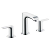 Hansgrohe Metris 3 gats wastafelkraan met waste chroom 0450909 Hansgrohe Metris 3 gats wastafelkraan met waste chroom 0450909