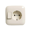 Busch Jaeger SI combinatie 1 polig/wissel RA wit 4513344 Busch Jaeger SI combinatie 1 polig/wissel RA wit 4513344