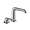 AXOR Bouroullec 2 gats wastafelkraan sprong 15,5cm met afvoerplug chroom 0451422