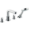 Hansgrohe Metris S Mélangeur bain sur gorge 4 trous chrome 0452015 Hansgrohe Metris S Mélangeur bain sur gorge 4 trous chrome 0452015