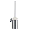 Hansgrohe Classic closetborstelgarnituur chroom 0453793 Hansgrohe Classic closetborstelgarnituur chroom 0453793