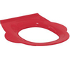 Ideal Standard Contour 21 closetzitting zonder deksel voor kinderclosetpot 3 7 jaar rood 0467100