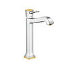 Hansgrohe Metropol Classic Mitigeur lavabo rehaussé 31.9cm avec bonde chrome/doré SW94964 Hansgrohe Metropol Classic Mitigeur lavabo rehaussé 31.9cm avec bonde chrome/doré SW94964
