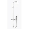 Dornbracht Tara Logic Mitigeur thermostatique de douche pour montage mural avec douche fixe et douchette à main Chrome 0474753 Dornbracht Tara Logic Mitigeur thermostatique de douche pour montage mural avec douche fixe et douchette à main Chrome 0474753