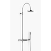 Dornbracht Tara douchekraan thermostatisch met koppelingen inclusief regendouche 22cm en douchegarnituur platina mat 0474786 Dornbracht Tara douchekraan thermostatisch met koppelingen inclusief regendouche 22cm en douchegarnituur platina mat 0474786