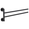 Porte-serviettes Plieger Vigo 2 bras noir SW225400