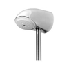 Rada pomme de douche anti-vandalisme en saillie raccordement inférieur 9 l/min chrome 0480129
