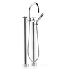 Dornbracht Tara Robinet de baignoire sur pied 63cm avec inverseur et garniture de douceh Platine 0480476 Dornbracht Tara Robinet de baignoire sur pied 63cm avec inverseur et garniture de douceh Platine 0480476