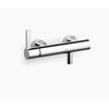 Dornbracht douchekraan thermostatisch 1 greeps met koppelingen platina mat 0481202 Dornbracht douchekraan thermostatisch 1 greeps met koppelingen platina mat 0481202