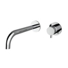 Plieger Napoli mitigeur encastré mural 1 levier avec bec 23,8 cm cold start chrome SW238014
