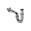 Viega siphon tubulaire avec tuyau mural avec rosace 5/4 chrome 0500143