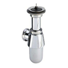 Viega siphon à gobelet pour bonde sans tube mural 6/4 avec rosace chrome 0500240