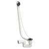 Viega bonde de baignoire et combinaison de trop-plein avec bouchon et chaîne 40 mm chrome 0510033