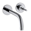 Hansgrohe AXOR Uno afbouwdeel 2-gats inbouw wastafelkraan m. rozetten m. joystick greep voorsprong 16cm gepolijst messing SW241690 Hansgrohe AXOR Uno afbouwdeel 2-gats inbouw wastafelkraan m. rozetten m. joystick greep voorsprong 16cm gepolijst messing SW241690