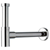 Plieger Mini siphon design compact avec tube mural 25 cm 5/4 avec rosace chrome SW29549