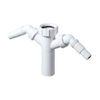 Mcalpine Toebehoren t pièce pour lave-linge et lave-vaisselle 2xhose tulle 6/4 x40mm 0520600