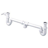 McAlpine siphon universel duplex combinaison de siphon réglable en hauteur avec certification komo 6/4 x40mm centrique 0520713