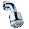 Hansgrohe Clubmaster Clubmaster hoofddouche met douchearm met 3 straalsoorten 1/2 met quiclean chroom 0602110 Hansgrohe Clubmaster Clubmaster hoofddouche met douchearm met 3 straalsoorten 1/2 met quiclean chroom 0602110