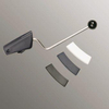 Revato toiletrolhouder met afdekkap wit wit 0605891 Revato toiletrolhouder met afdekkap wit wit 0605891