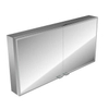 Emco Asis Prestige spiegelkast met 2 deuren met LED verlichting rondom 128.7x63.7cm zonder radio SW48564 Emco Asis Prestige spiegelkast met 2 deuren met LED verlichting rondom 128.7x63.7cm zonder radio SW48564
