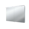 Emco Asis flat led spiegelkast 100cm 2 deuren en led aan bovenzijde aluminium SW100379 Emco Asis flat led spiegelkast 100cm 2 deuren en led aan bovenzijde aluminium SW100379