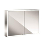 Emco Asis Prime spiegelkast opbouw met 2 deuren met LED verlichting 100cm verspiegeld SW63229 Emco Asis Prime spiegelkast opbouw met 2 deuren met LED verlichting 100cm verspiegeld SW63229