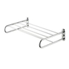 Geesa Standard Hotel handdoekplateau met rek 50x29cm chroom SW53543 Geesa Standard Hotel handdoekplateau met rek 50x29cm chroom SW53543