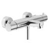 Royal plaza Malum two badkraan thermostatisch met omstel met koppelingen chroom SW197333 Royal plaza Malum two badkraan thermostatisch met omstel met koppelingen chroom SW197333