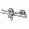 Plieger Goo badkraan thermostatisch met omstel en koppelingen chroom 0693350 Plieger Goo badkraan thermostatisch met omstel en koppelingen chroom 0693350