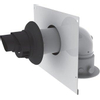 Nefit muurdoorvoer 60/100 concentrische adapter en montageplaat 7002222